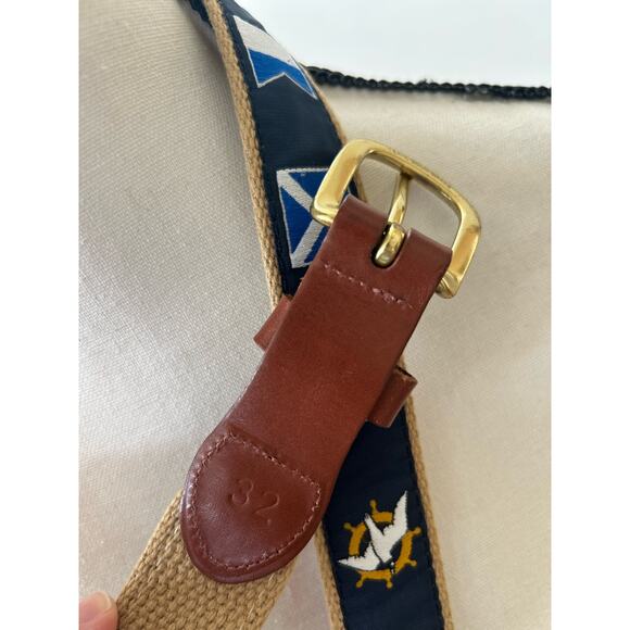 Leather Man Ltd Sailing Naval Flag Fabric & Leather Belt (32) - Picture 5 of 6